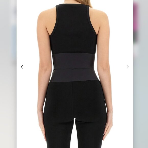 NEW Alexander Wang Scoop Neck Bra Top With Logo Elastic Band XS - Picture 9 of 11